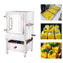 Heavy Duty Stainless Steel 10 Tray Gas Operated Nylon Khaman Machine 